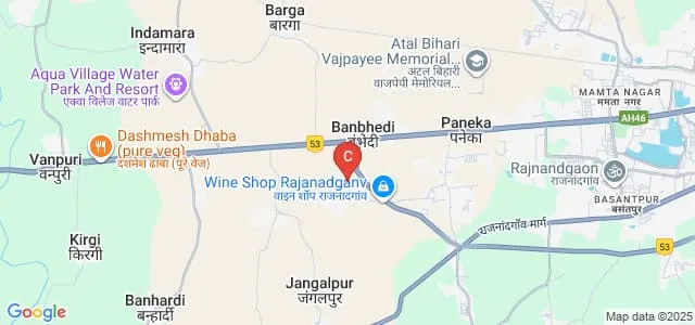 Minimata Government Girls Polytechnic, Rajnandgaon Map