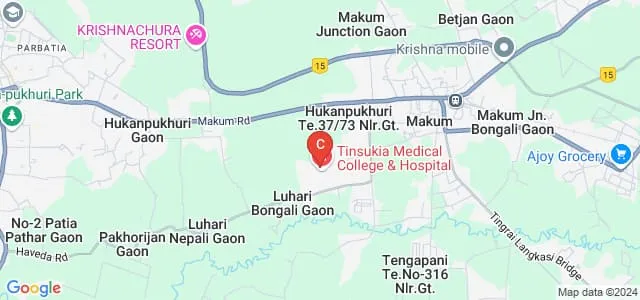 Tinsukia Medical College and Hospital, Tinsukia Map