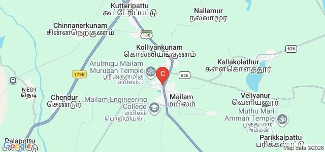 Srimath Sivagnana Balaya Swamigal Tamil Arts Science College, Villupuram Map