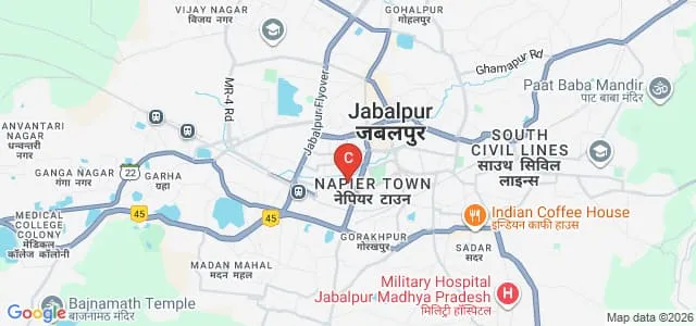 Rebanta Academy of Design, Jabalpur Map