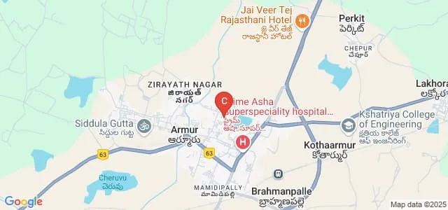 Narendra Degree and PG College, Armoor Map