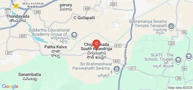 Gate Institute of Technology and Management Sciences, Tirupati Map