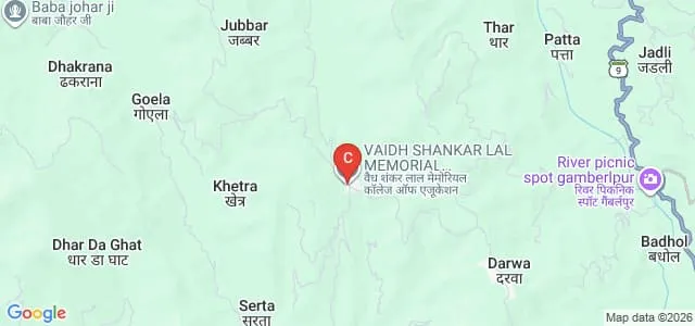 Vaidh Shankar Lal Memorial College of Education, Kasauli Map