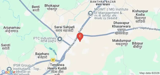 Mahatma Gandhi Institute of Pharmacy, Lucknow Map