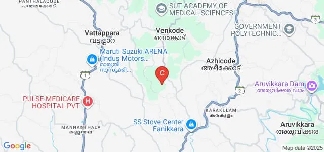 PA Aziz College of Engineering and Technology, Thiruvananthapuram Map