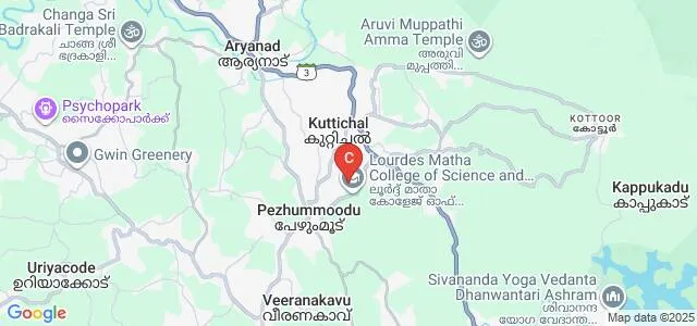 Lourdes Matha College of Science and Technology, Thiruvananthapuram Map