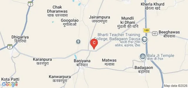 Indian College of Teacher Training, Dausa Map