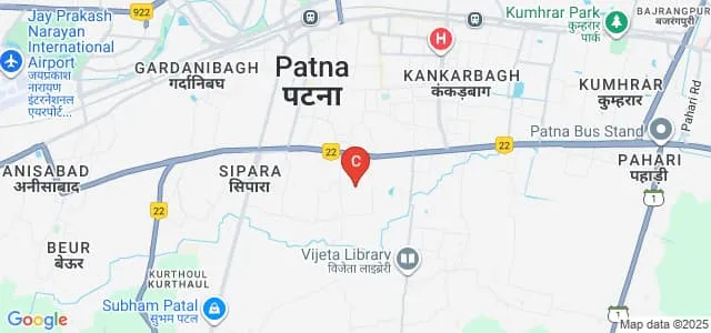 GD Memorial Homoeopathic Medical College and Hospital, Patna Map