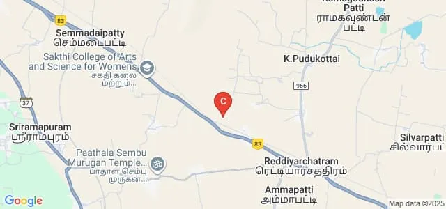 Shri Ramanas ABC Polytechnic College, Dindigul Map