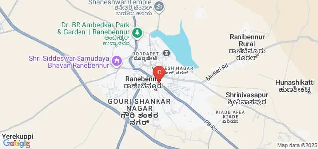 KLE Society's KF Patil Institute of Business Administration, Ranebennur Map