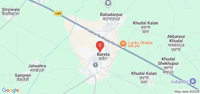 Mata Gurdev Kaur Memorial Educational Institute, Mansa Map