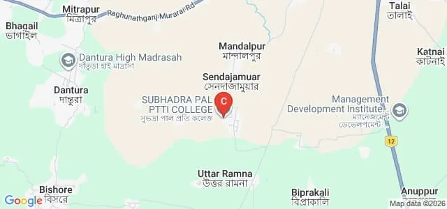 Subhadra Pal PTTI, Murshidabad Map