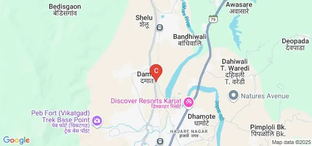 Asian Institute of Communication and Research Business School, Raigad Map