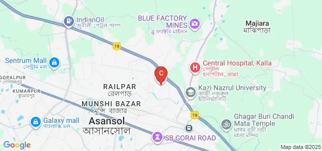 Asansol Polytechnic, Bardhaman Map