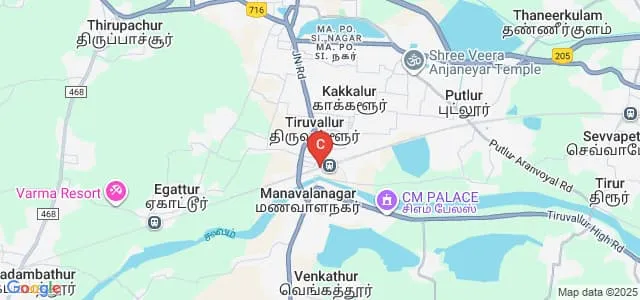 John Bosco Polytechnic College, Tiruvallur Map