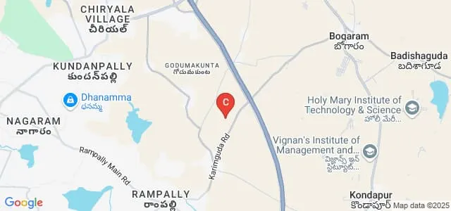 SR International Institute of Technology, Ranga Reddy Map