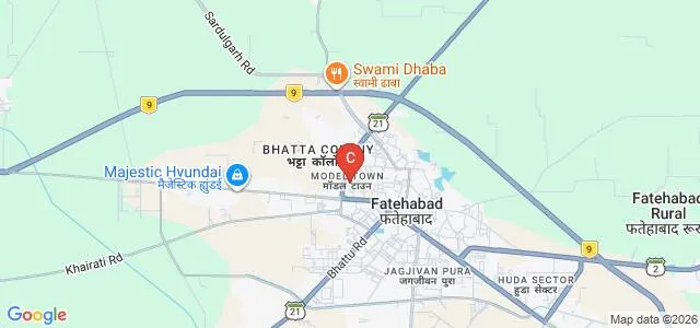 Manohar Memorial College of Education, Fatehabad Map