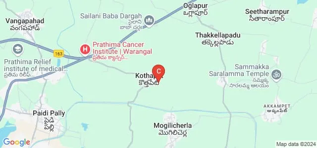 Sujala Bharati Institute of Technology, Warangal Map