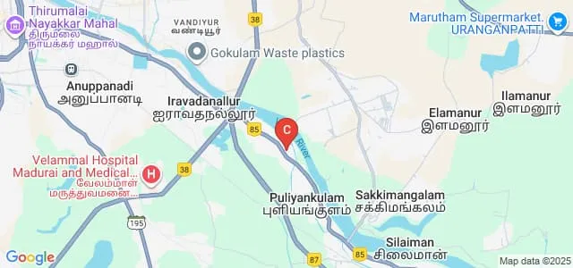 Velammal College of Engineering and Technology, Madurai Map