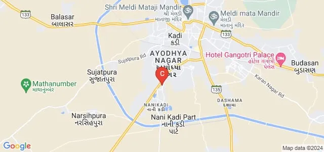 Shree Kokilaben Karsanbhai Patel Girls Science College, Mehsana Map
