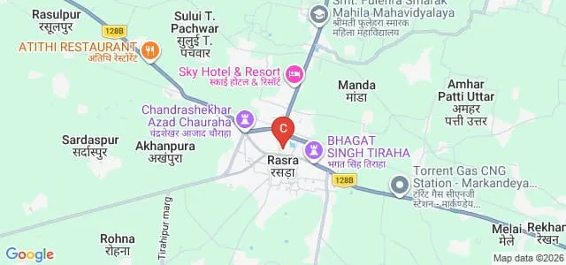 Sri Sahadev Paudhriya Polytechnic College, Ballia Map