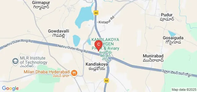 CMR Engineering College, Hyderabad Map