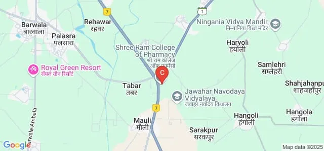 Shree Ram College of Veterinary Science, Panchkula Map