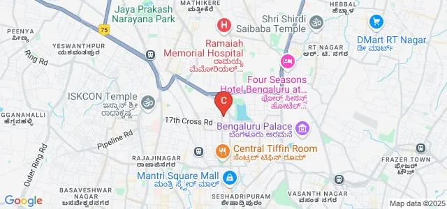 Government First Grade College, Malleshwaram Map