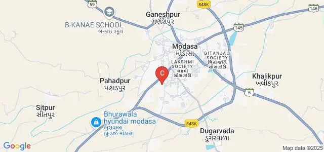 Sir PT Science College, Modasa Map