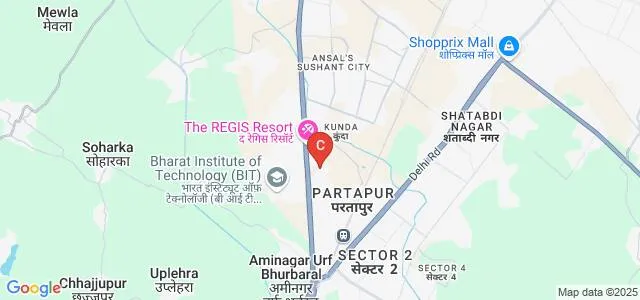 Dewan VS Institute of Engineering and Technology, Meerut Map