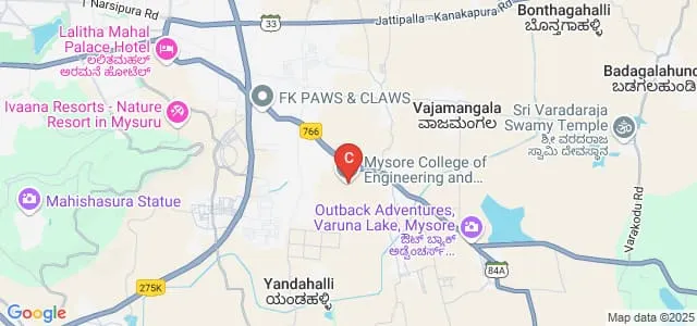 Mysore College of Engineering and Management, Mysore Map
