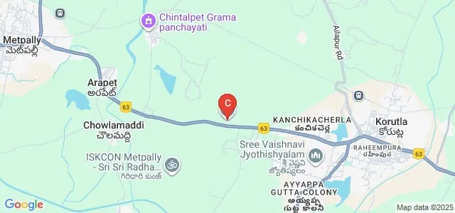 College of Veterinary Science, Korutla, Jagtial Map