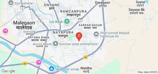 Malegaon Senior College of Arts, Science and Commerce, Malegaon Map