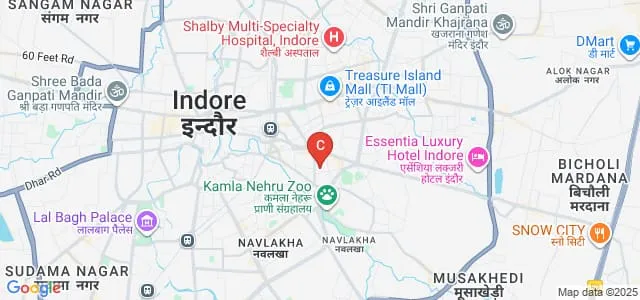 Devi Ahilya College of Pharmacy, Indore Map