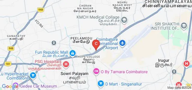 Coimbatore Medical College, Coimbatore Map