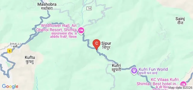 Institute of Hotel Management Catering and Nutrition, Shimla Map