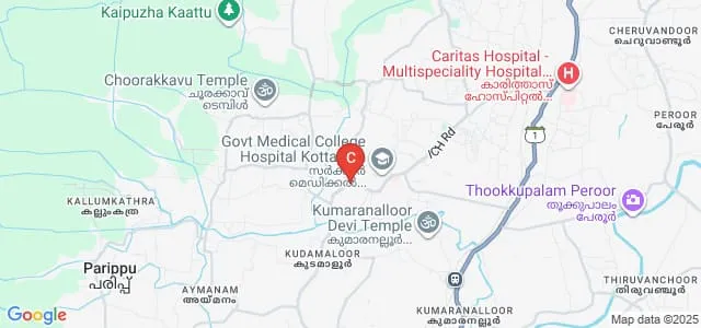 School of Medical Education, Kottayam Map