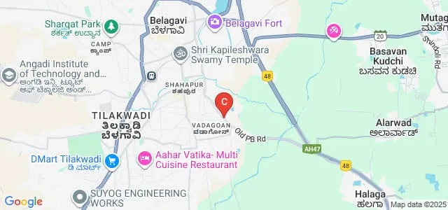 Bharatesh College of Arts, Commerce and Science, Belgaum Map