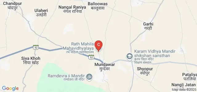 Rath Mahila PG Mahavidyalaya, Alwar Map