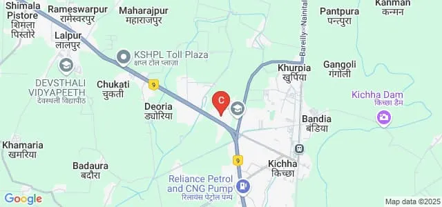 Aditya Yog Naturopathy Hospital and Research Institute, Kichha Map
