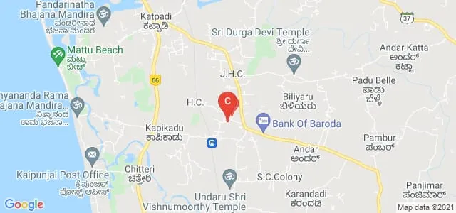 St John's Composite PU College, Udupi Map