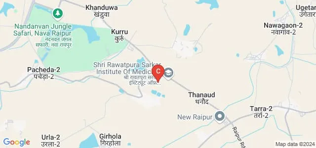 Shri Rawatpura Sarkar Institute of Technology -2, Raipur Map