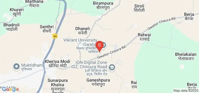 Bethesda Institute of Technology and Science, Gwalior Map