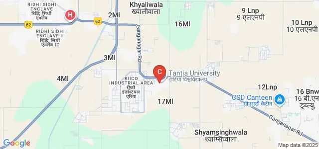 Sri Ganganagar Homoeopathic Medical College Hospital and Research Center, Sri Ganganagar Map