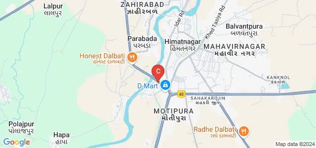 Polytechnic in Animal Husbandry, Himmatnagar Map