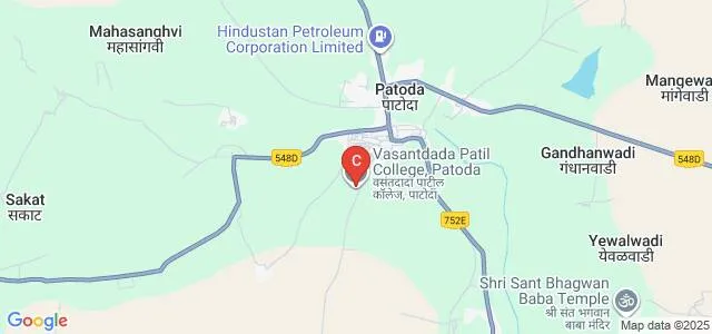 NSSR's Vasantdada Patil Arts, Commerce and Science College, Patoda Map
