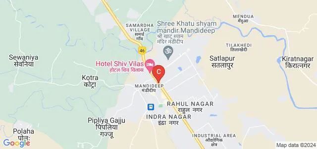 Alpha Institute, Sehore Map