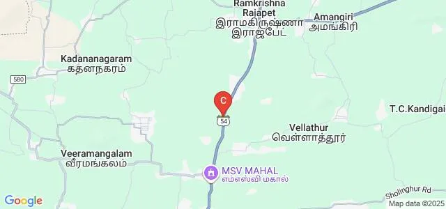 CM Annamalai Polytechnic College, Vellathur Map