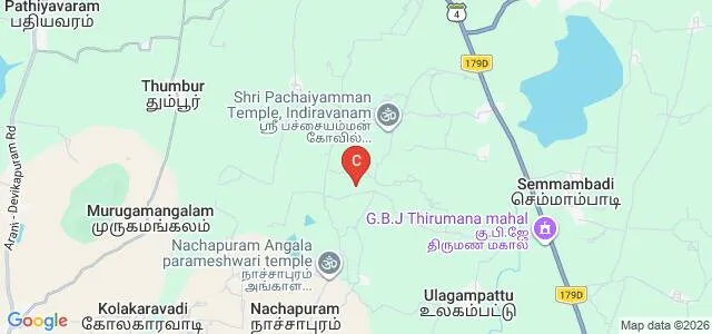 Sri Venkateswara College of Education, Tiruvannamalai Map