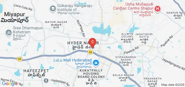 Rishi UBR PG College for Women, Hyderabad Map